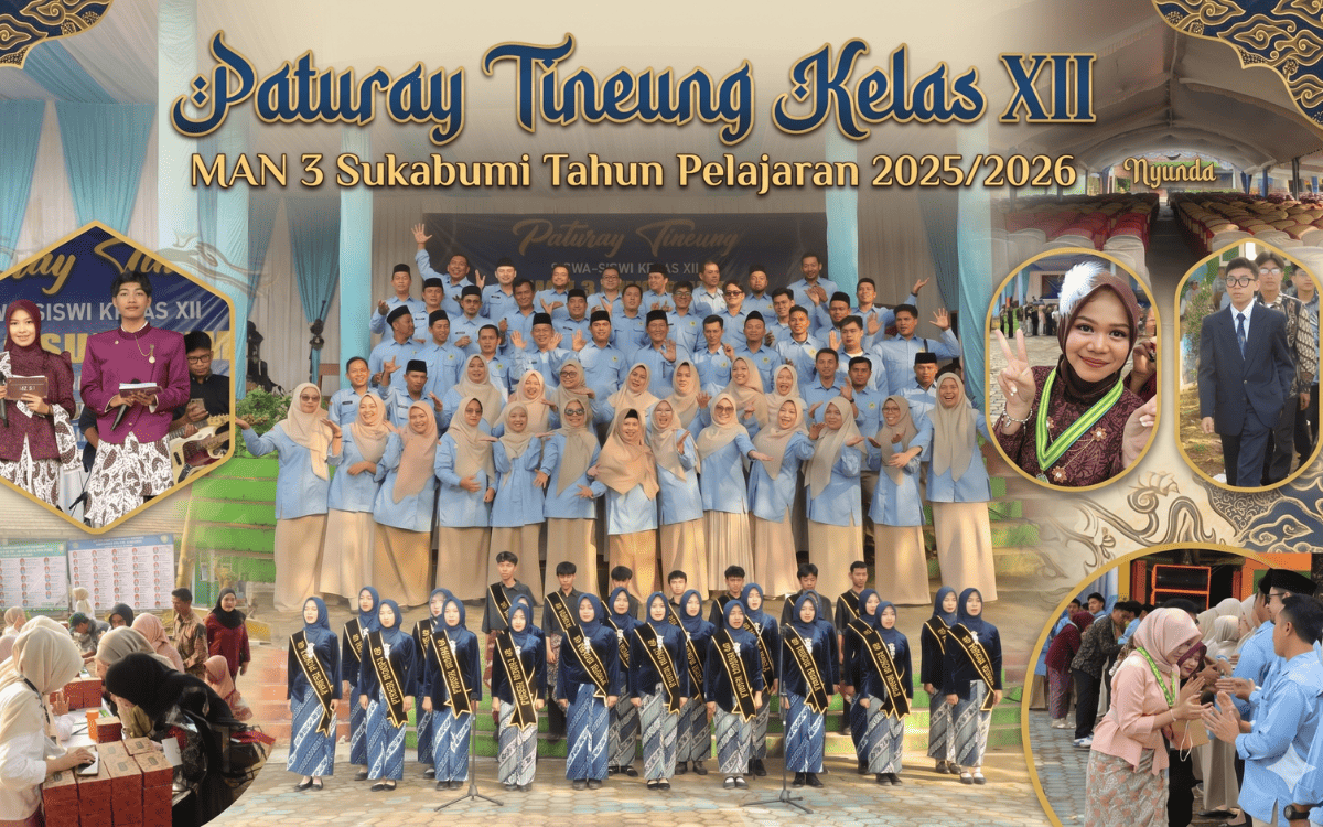 MAN 3 Sukabumi Gelar “Paturay Tineung” Kelas XII Bernuansa Nyunda, Menguatkan Karakter Lulusan di Era Digital