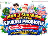 MAN 3 SUKABUMI GELAR EDUKASI PROBIOTIK BERSAMA PT YAKULT INDONESIA UNTUK TINGKATKAN KESADARAN GIZI SISWA
