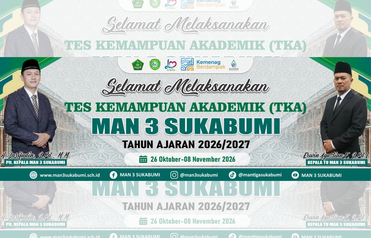 Tes Kemampuan Akademik (TKA) | MAN 3 Sukabumi 2026